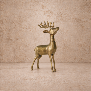 Gold Aluminum Reindeer