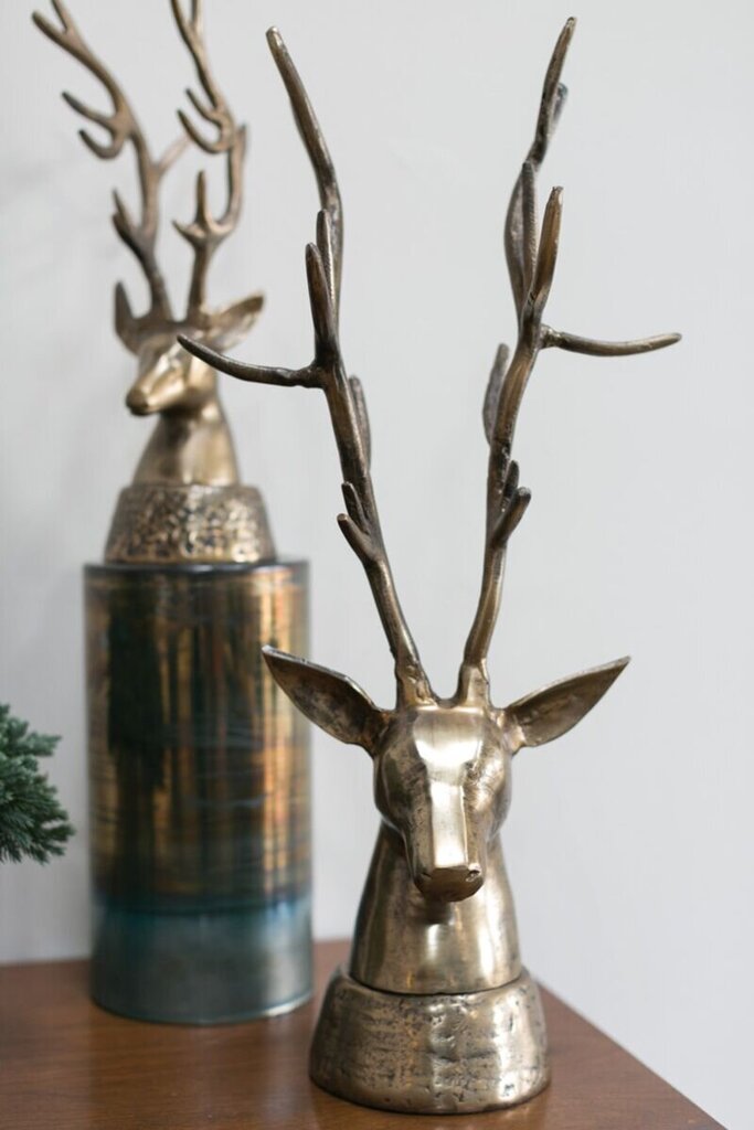 Gold Deer Head Stand