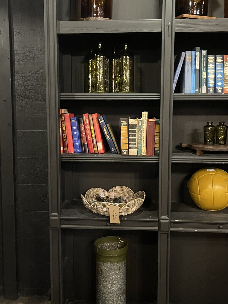 Gorgeous Black Painted Library Shelf