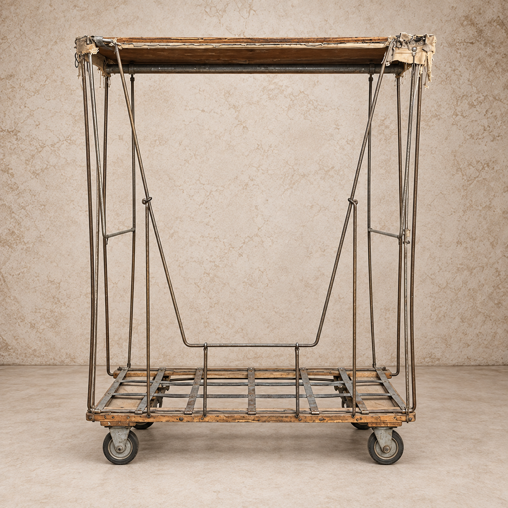Vintage Clothing Cart/ Display Rack