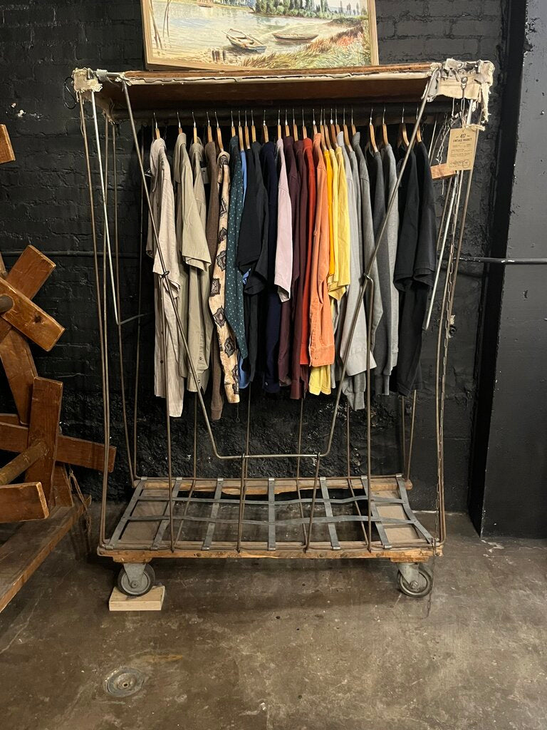 Vintage Clothing Cart/ Display Rack