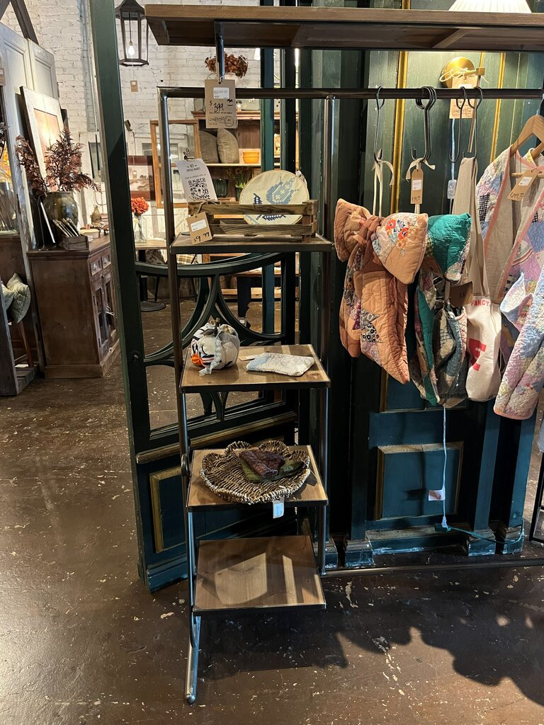 Beautiful Wood + Metal Display