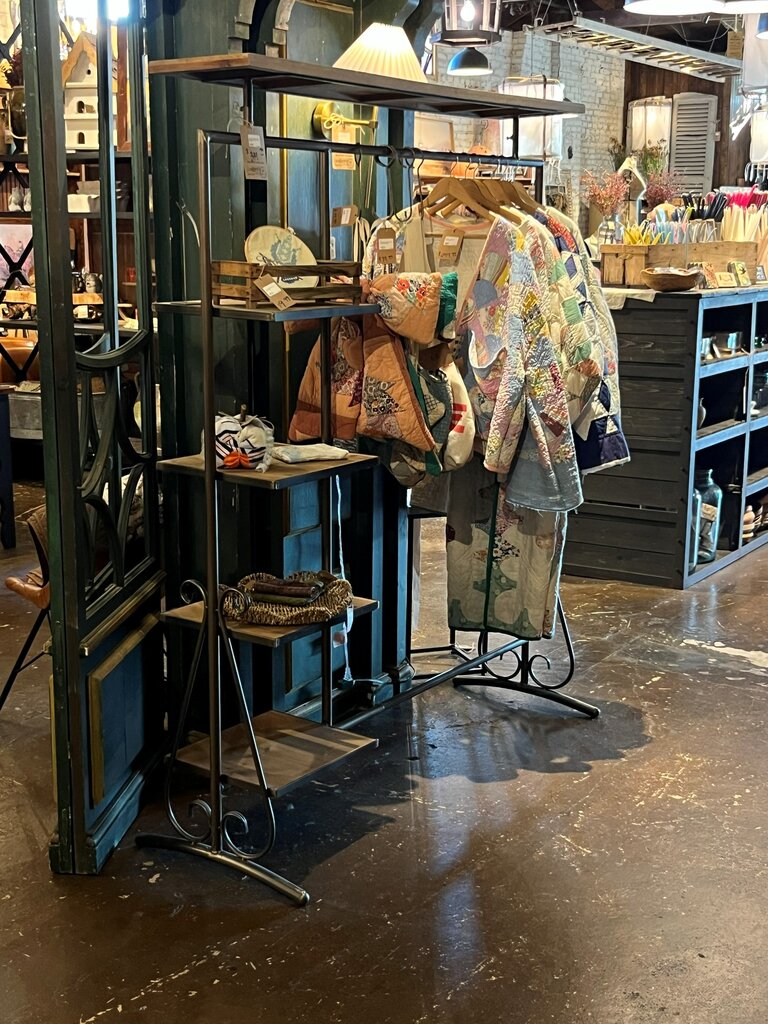 Beautiful Wood + Metal Display