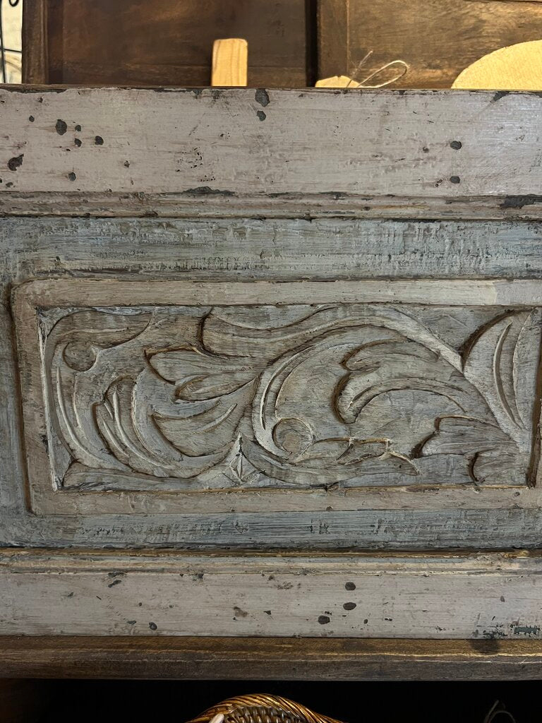Gorgeous Carved Wood Trunk