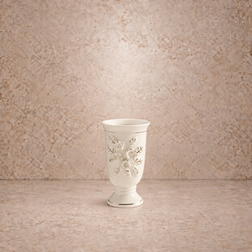 Vintage Repo Footed Vase + Gold Electroplating