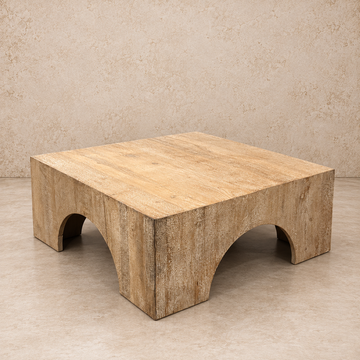 Amazing Square Natural Wood Coffee Table