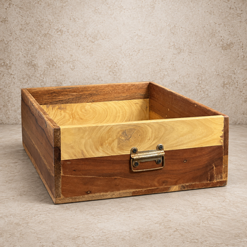 Cute Wooden Box w/ Handles