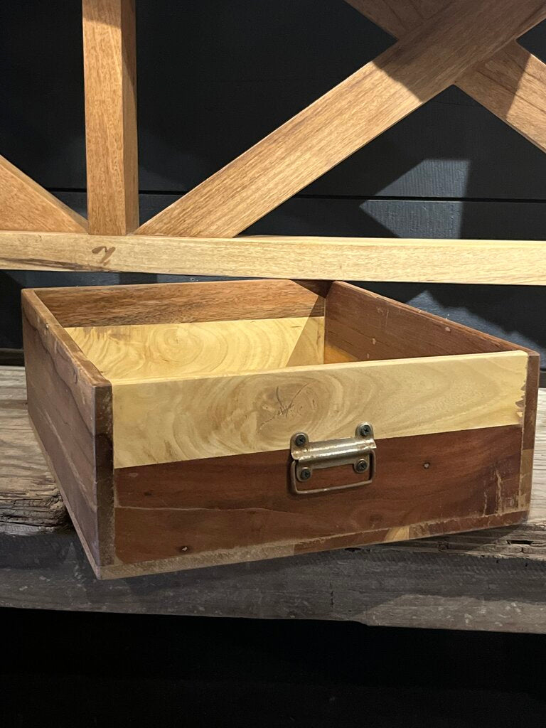 Cute Wooden Box w/ Handles
