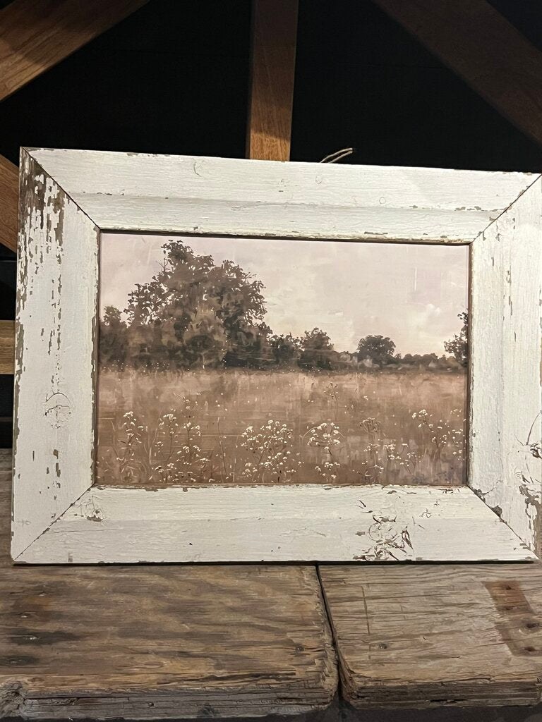 Beautiful Reclaimed Wood Frame Art