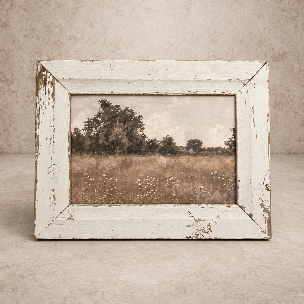 Beautiful Reclaimed Wood Frame Art