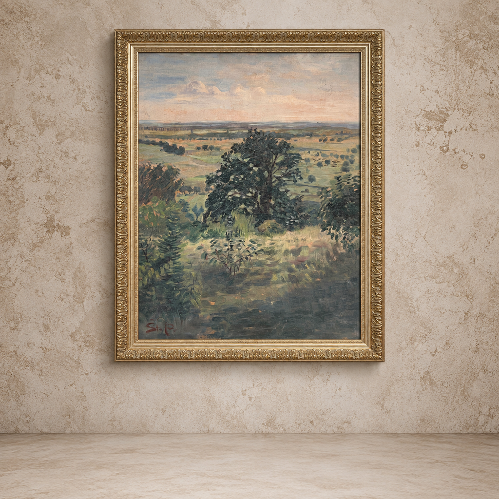 View Of Sur Stefan Framed Art