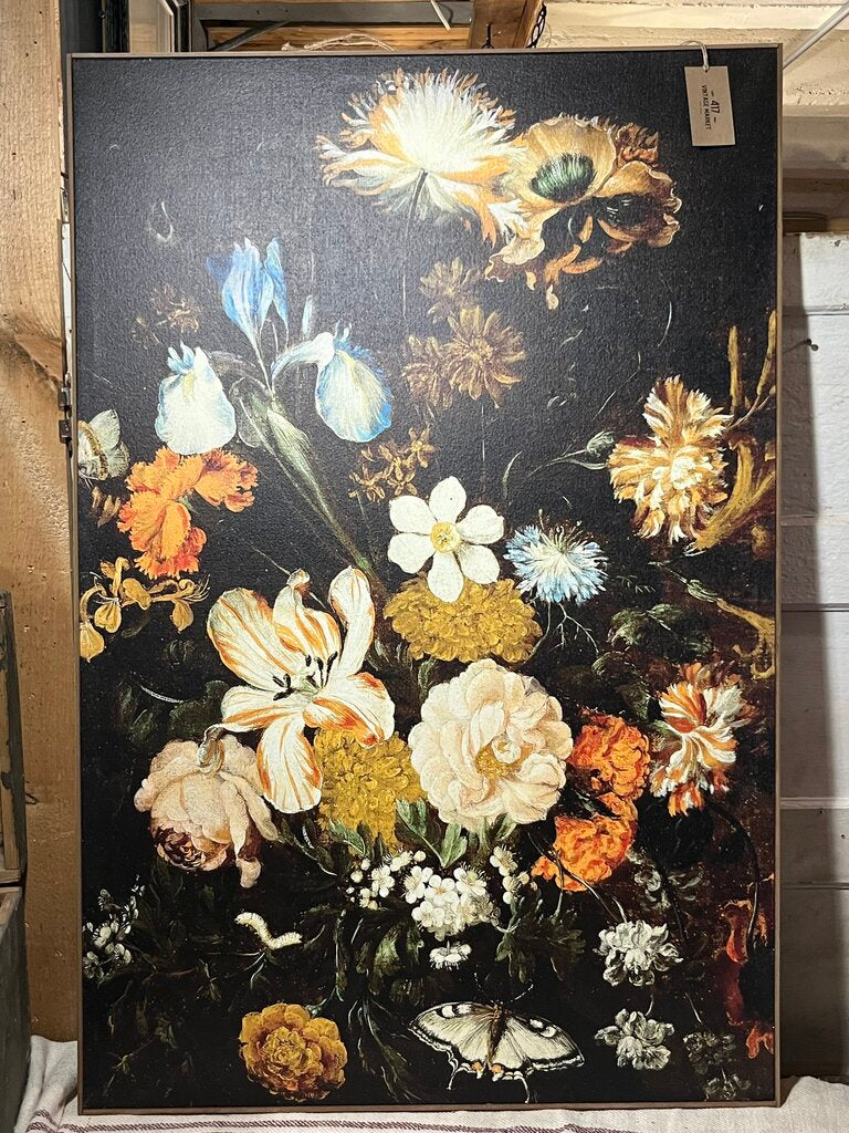 Framed Floral Print