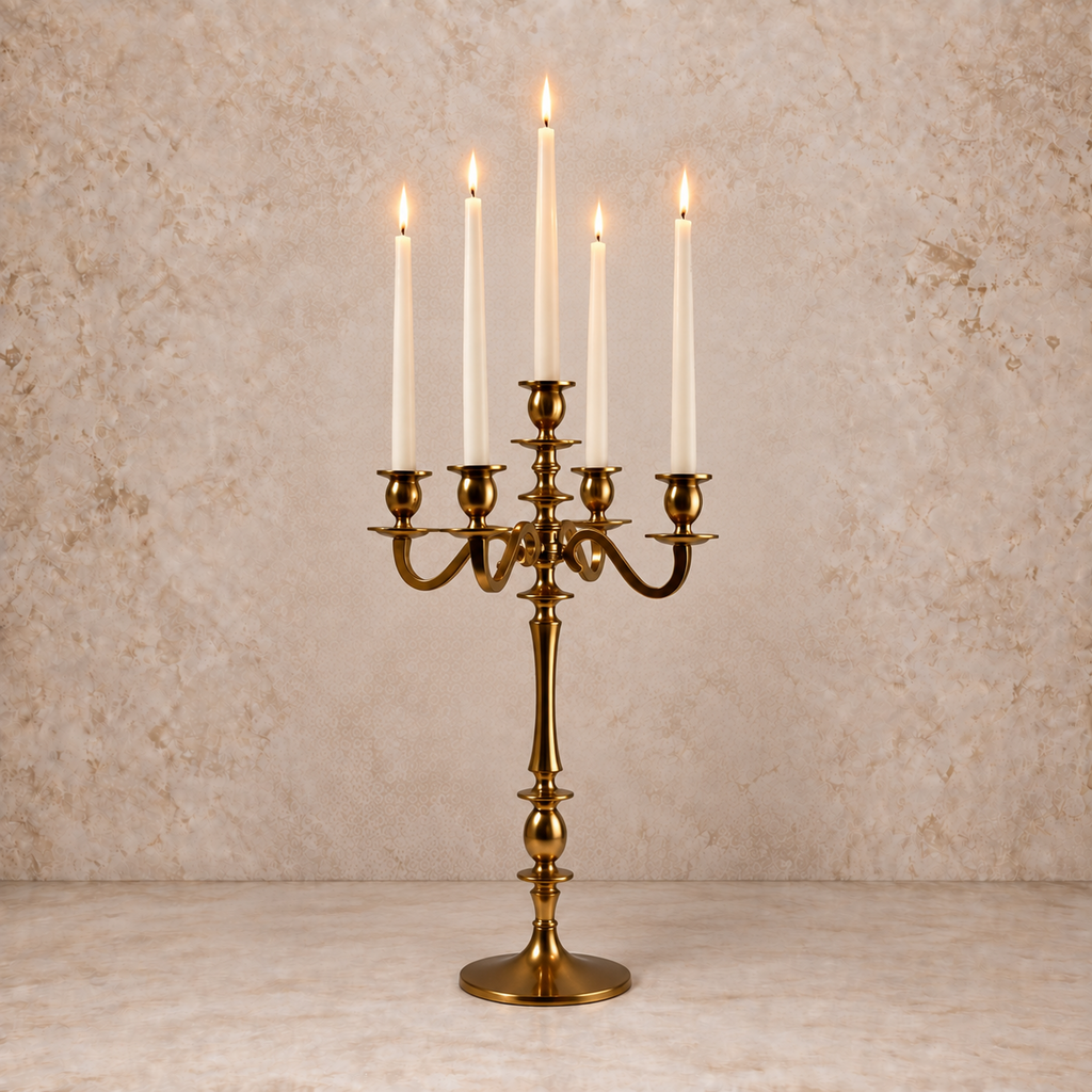 Striking Gold Candelabra
