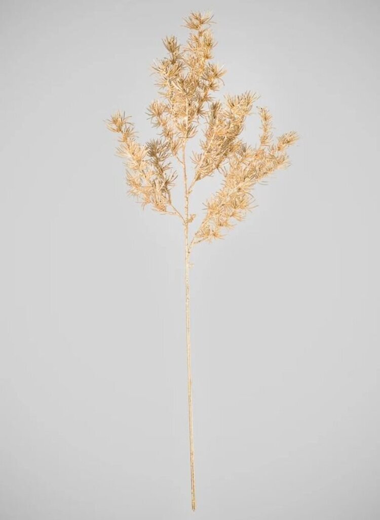 36" Gold Japanese Pine Branch