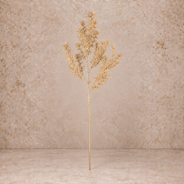 36" Gold Japanese Pine Branch