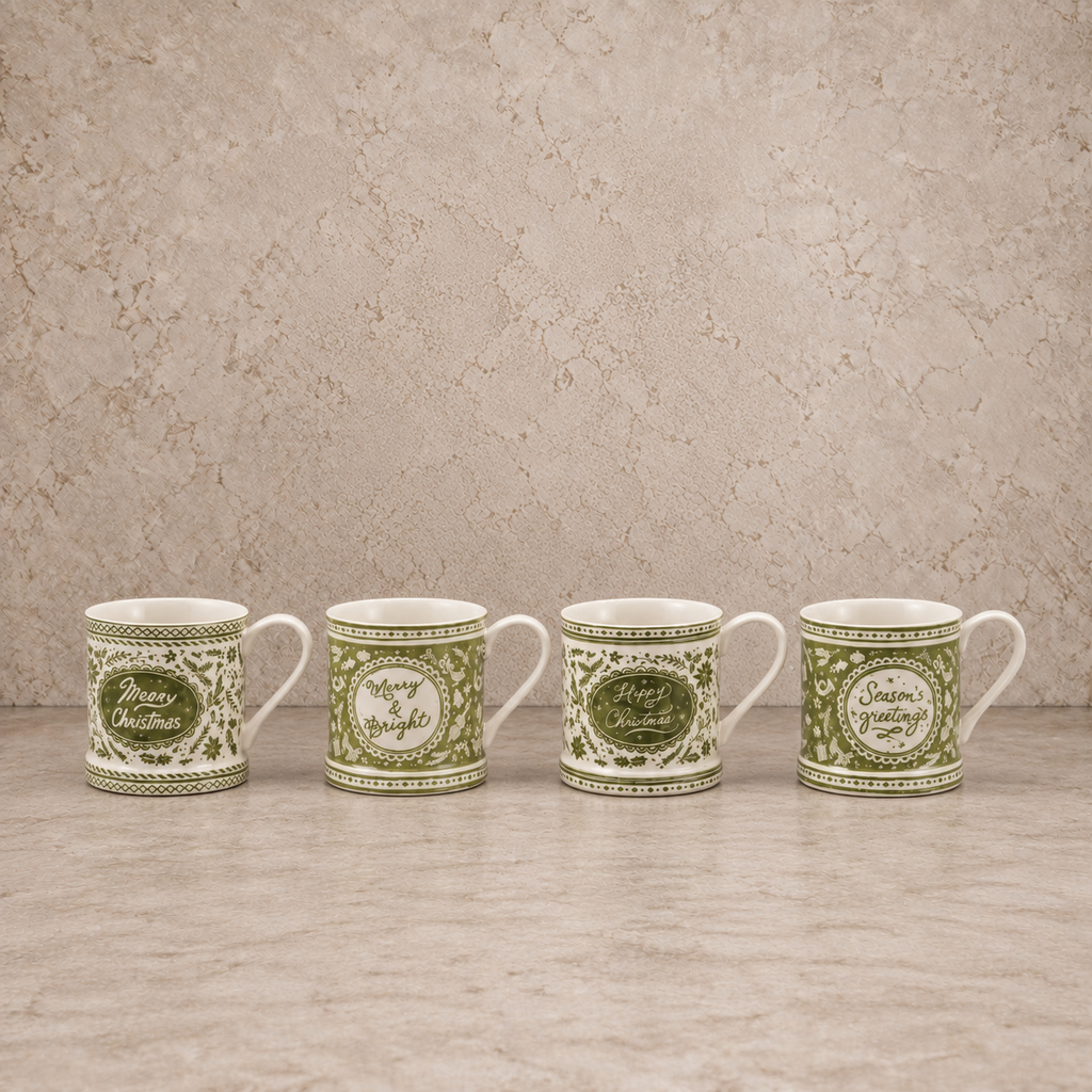 Green Holiday Design Mug