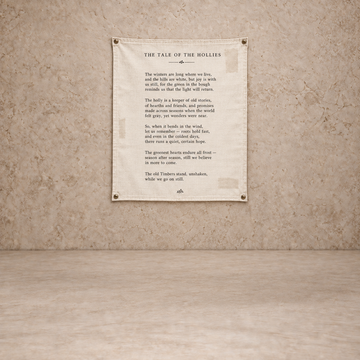 "Tale of Two Wolves..." Wall Tarp