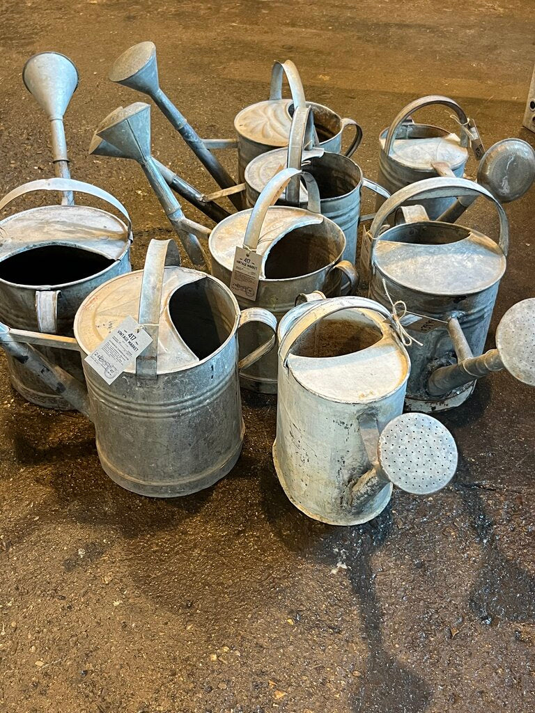 Authentic European Galvanized Watering Can