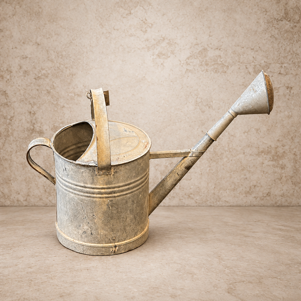 Authentic European Galvanized Watering Can