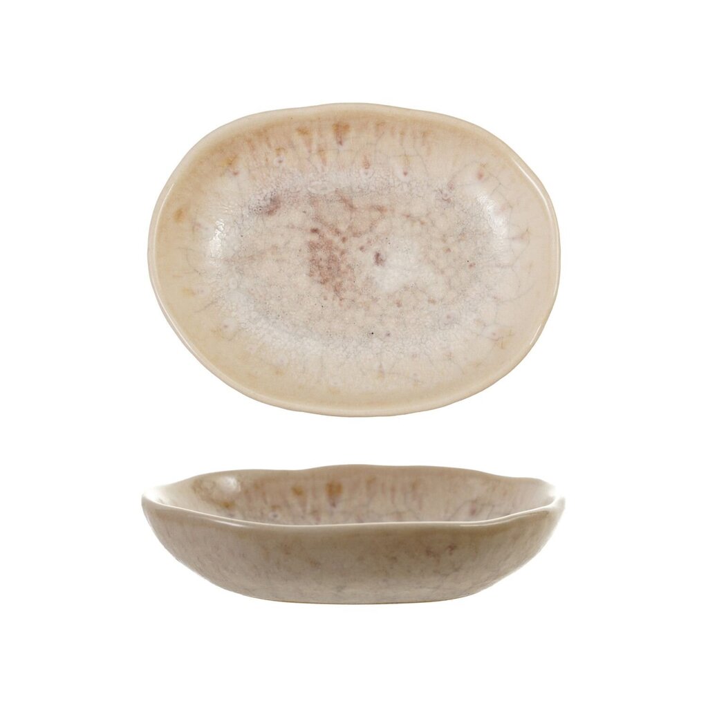 Crackle Glaze Stoneware Dish