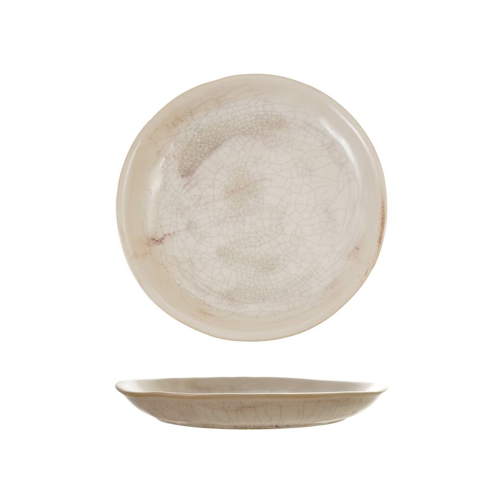 Crackle Glaze Stoneware Plate