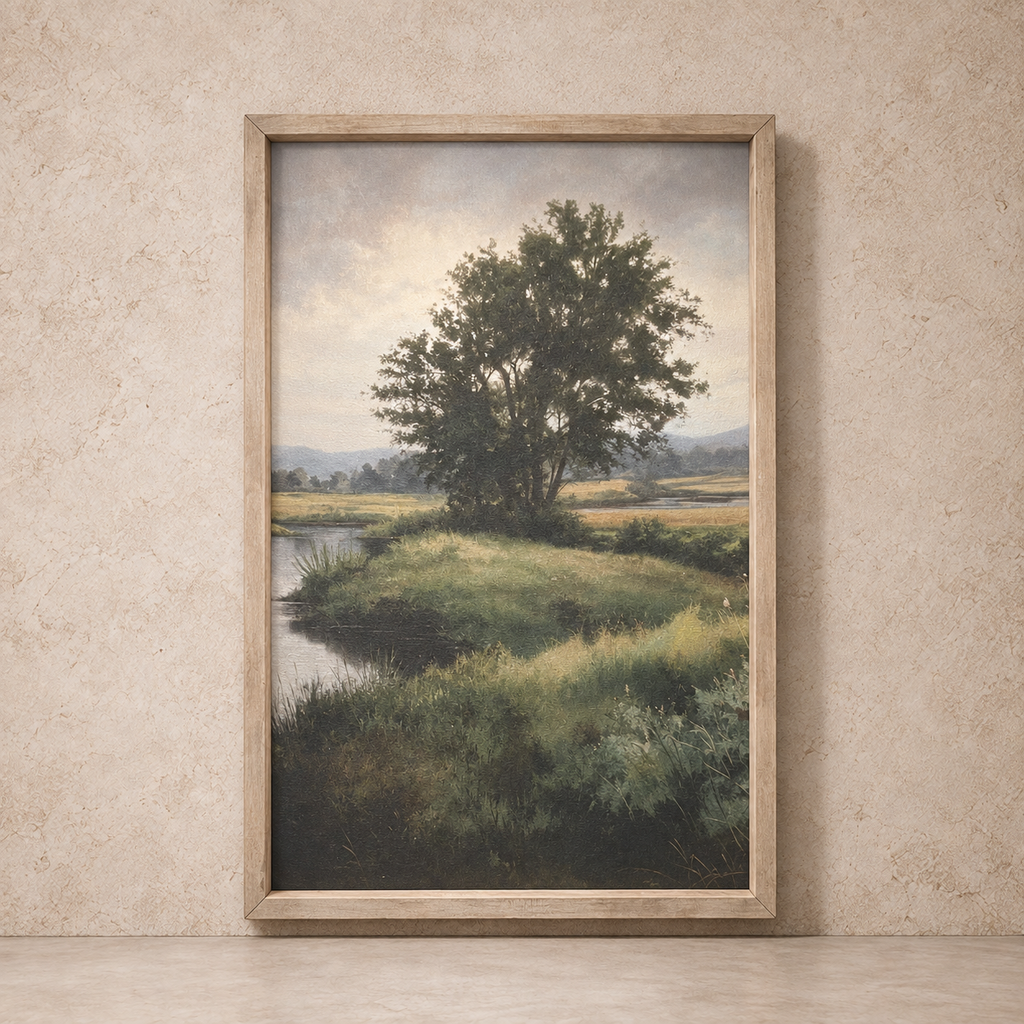 Creekside Framed Canvas Ar