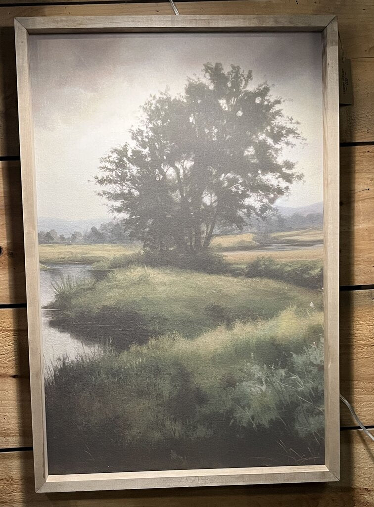 Creekside Framed Canvas Ar