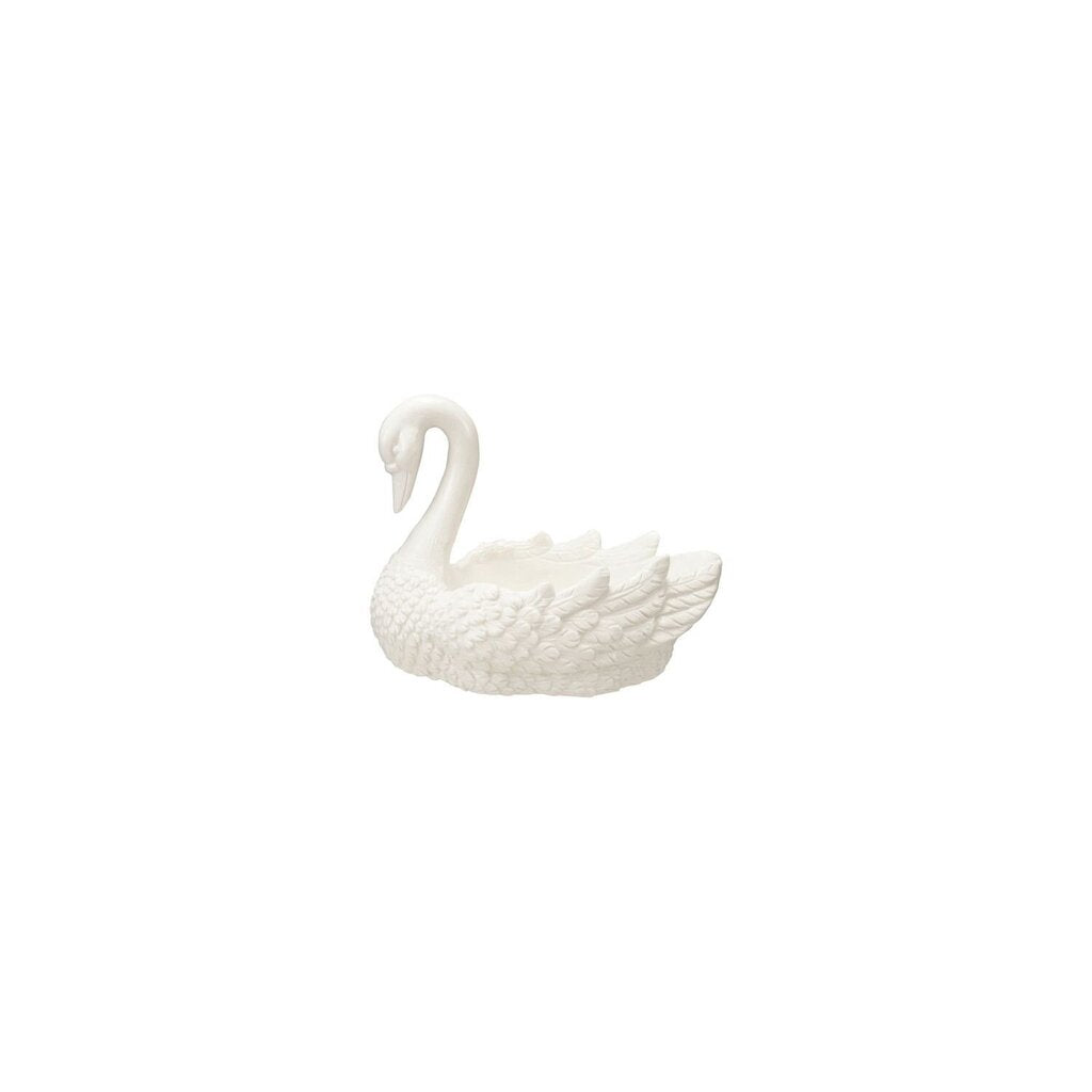 Swan Shaped Stoneware Dish