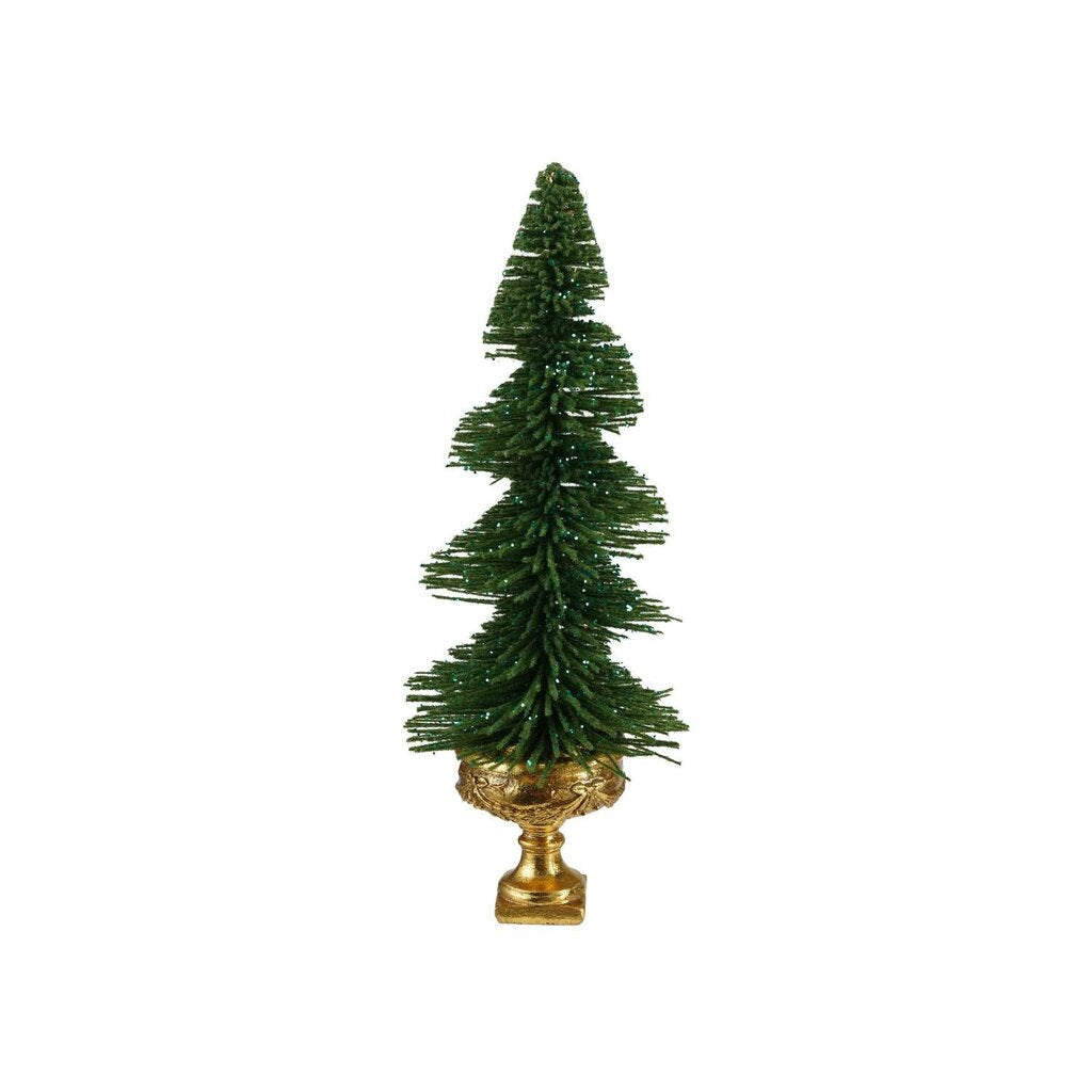 Bottle Brush Tree w/ Urn Base