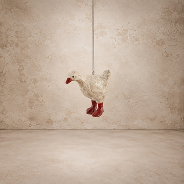 Paper Mache Goose Ornament