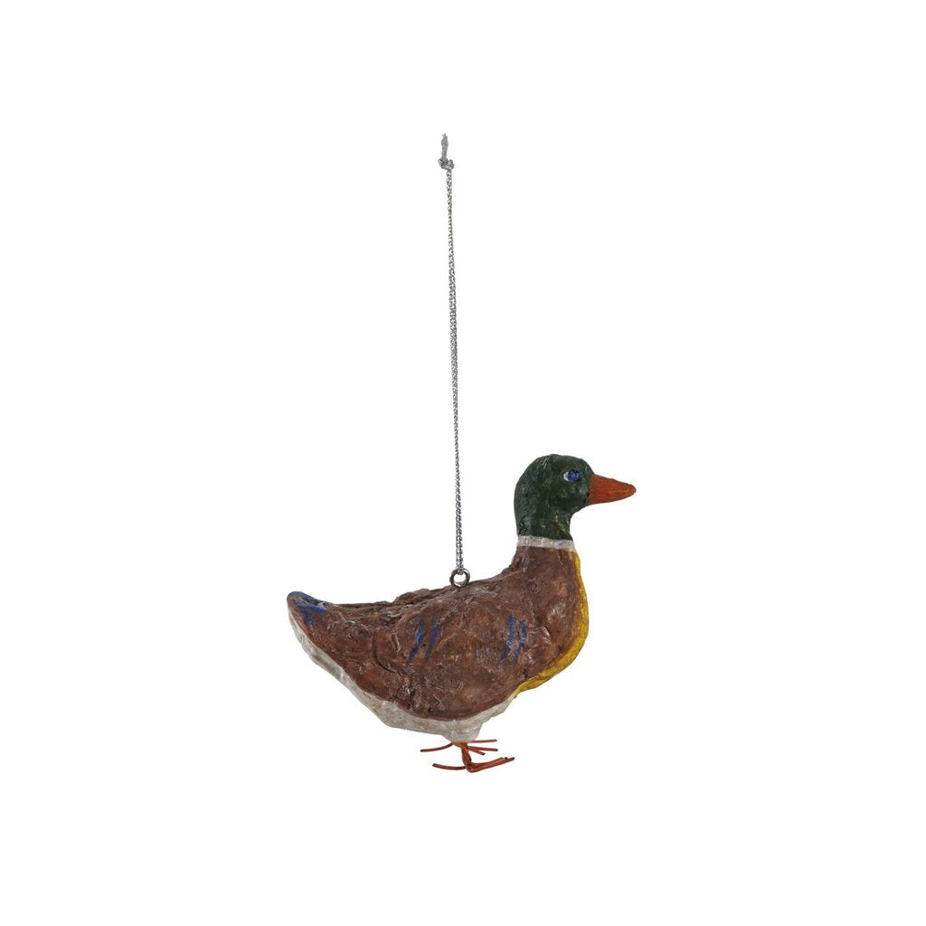 Paper Mache Mallard Ornament