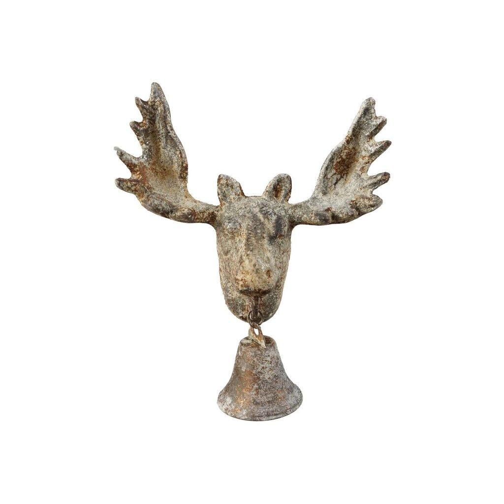 Cast Iron Moose Head Wall Decor