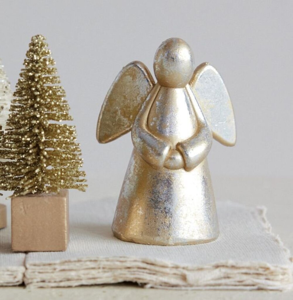 Gold Finish Resin Angel