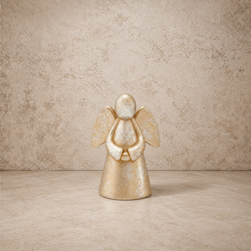 Gold Finish Resin Angel