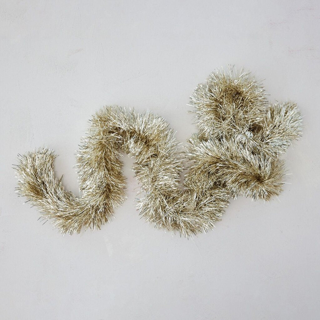Gold + Sliver Tinsel Garland