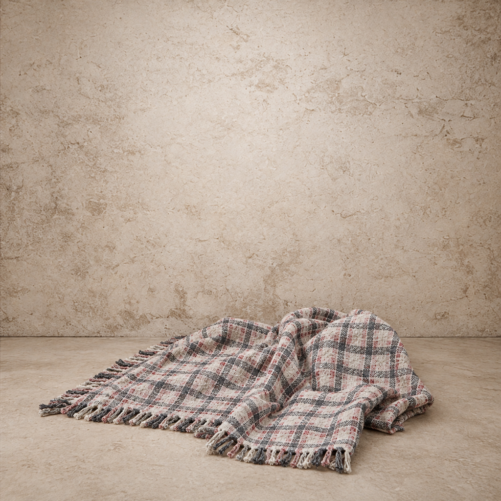 Hand Woven Wool Throw