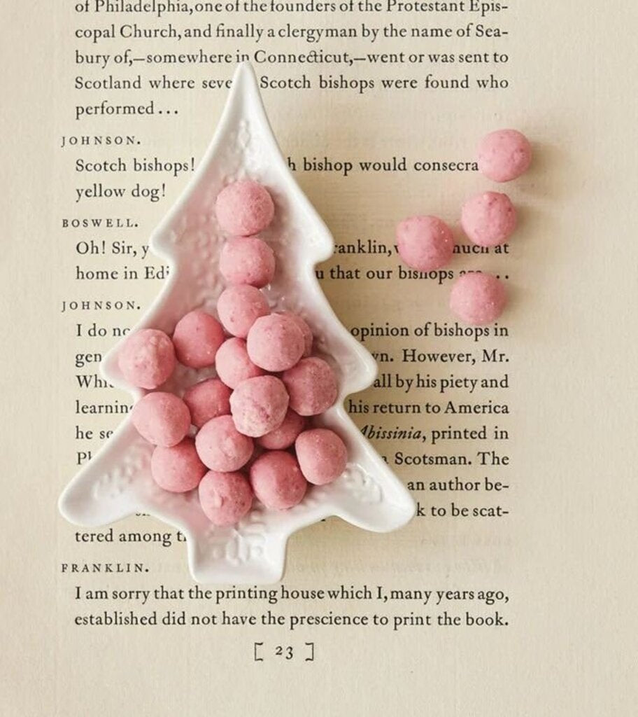 White Ceramic Tree Shaped Dish