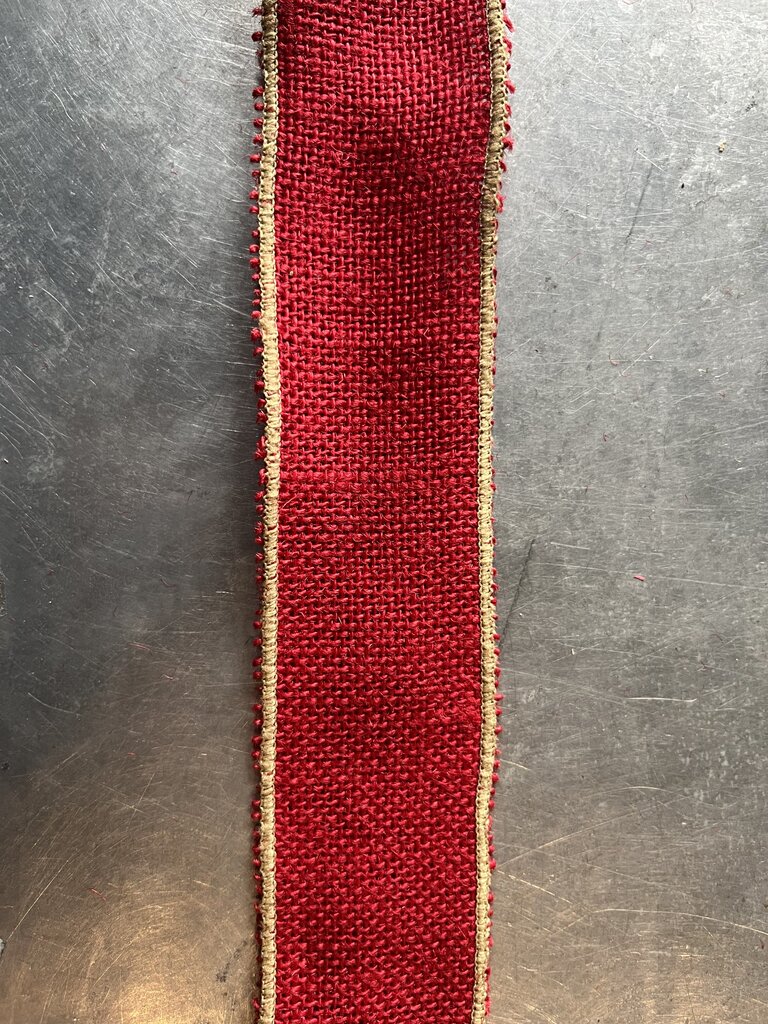 Red Jute Ribbon