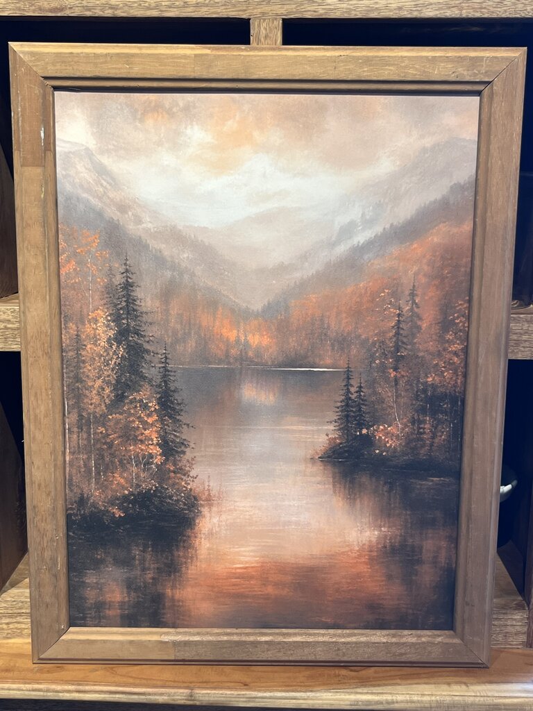 Beautiful Reclaimed Wood Frame Art