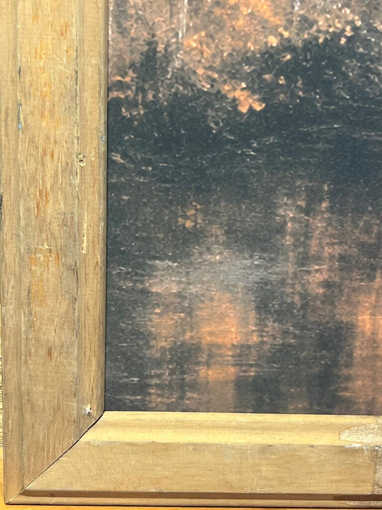 Beautiful Reclaimed Wood Frame Art
