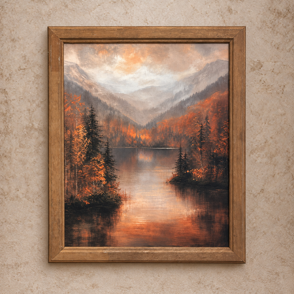Beautiful Reclaimed Wood Frame Art