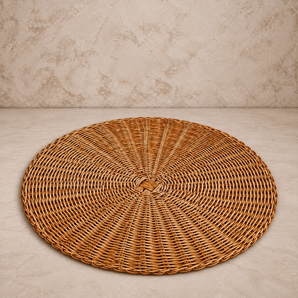 Faux Rattan Weave Placemat