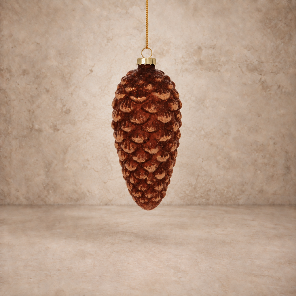 Frosted Pinecone Ornament