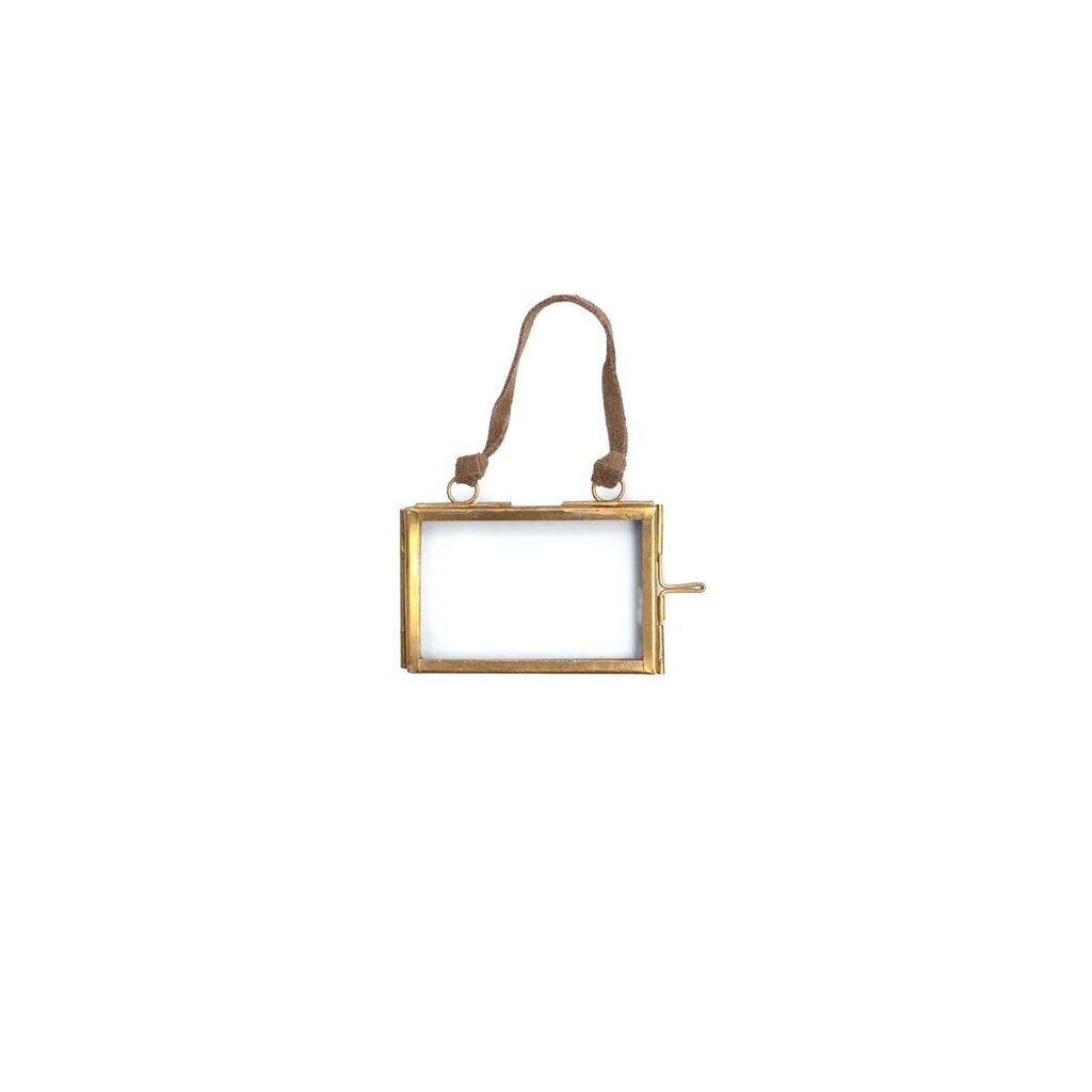 Horizontal Brass Hanging Frame