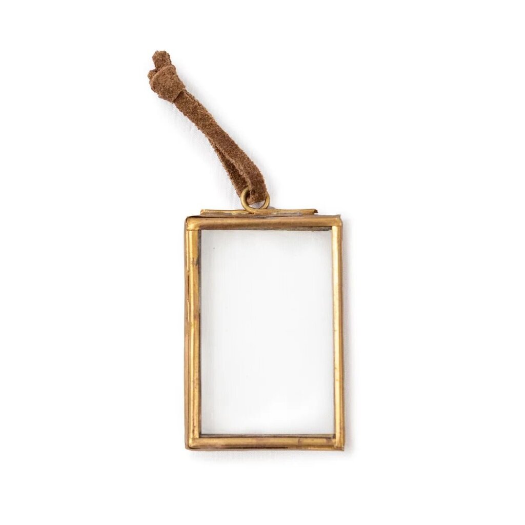 Vertical Brass Hanging Frame
