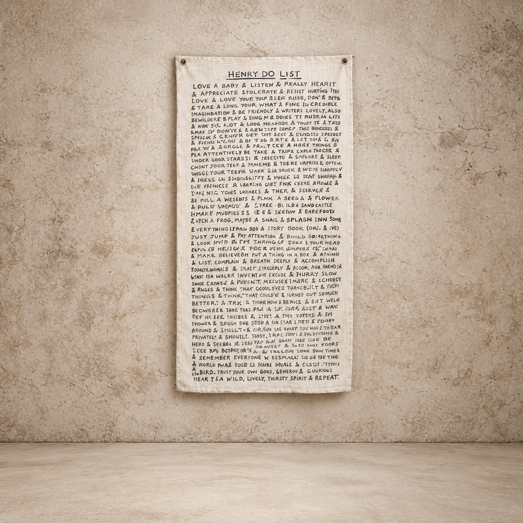 Honey Do List Wall Tarp