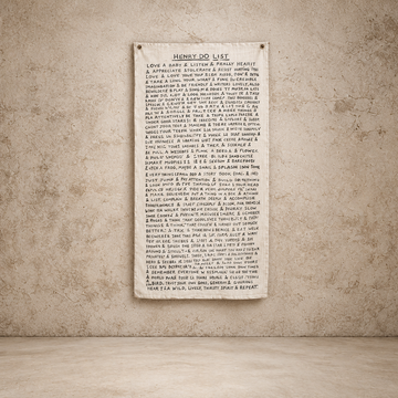 Honey Do List Wall Tarp