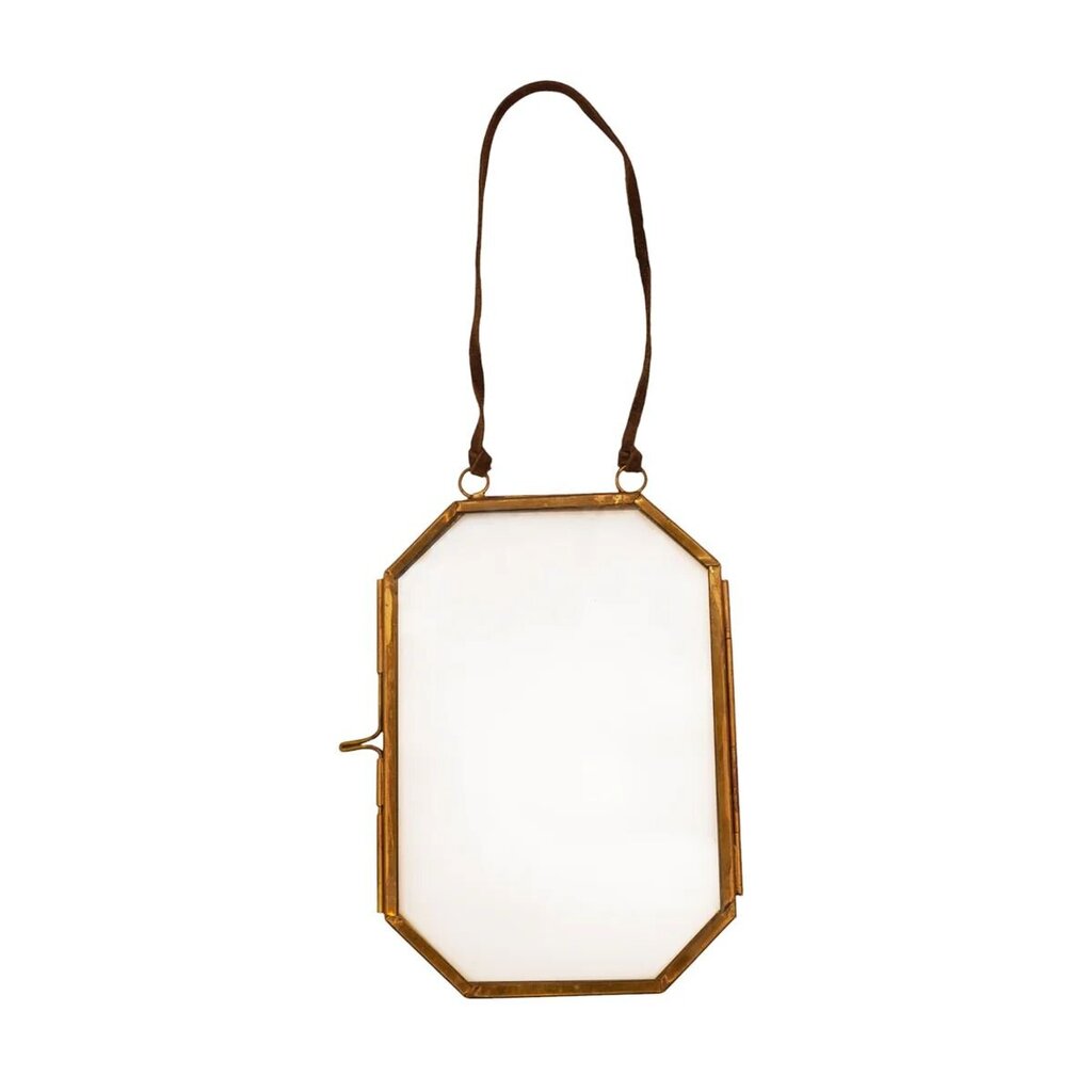 Octagon Brass Hanging Frame