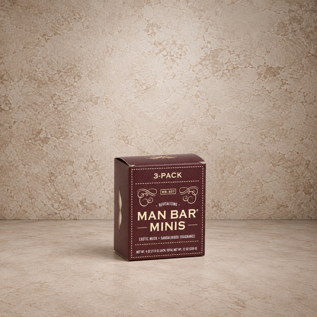 Exotic Musk & Sandalwood Man Bar Mini Set of 3
