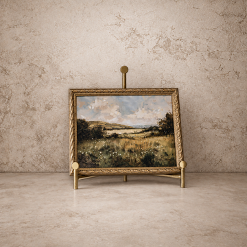 Peaceful Landscape Gold Frame Art